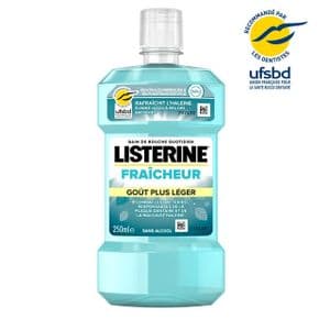Listerine Bain de Bouche, Fraîcheur Goût Plus Léger, 250ml