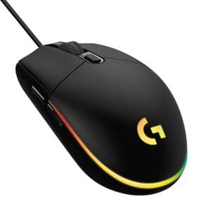Logitech G102 Souris Gaming légère avec éclairage RVB personnalisable, 6 boutons programmables, capteur de qualité de jeu, suivi 8 K dpi, couleur 16,8 mn, poids léger - Noir