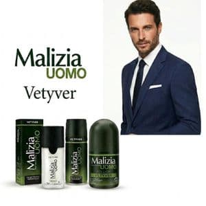 Malizia Uomo Coffret masculin / sensation fraîche de Vetyver