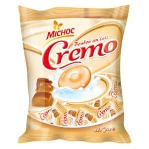 Michoc Candyo Crème – Bonbon au CREMO Fraise au Cœur Crémeux