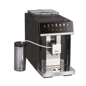 Midea machine à café expresso automatique avec broyeur à café intégré écran tactile 5 types de café + buse à lait arrêt automatique , FACM-1001
