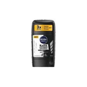 NIVEA MEN Déodorant Stick Black & White Invisible 50ml