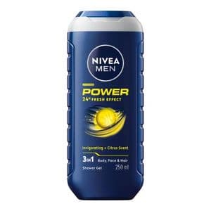 NIVEA MEN Gel Douche 3en1 Power 250ml