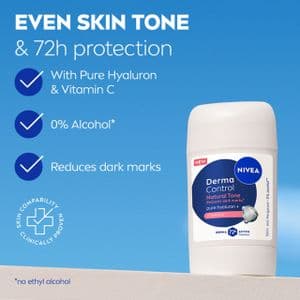 NIVEA Déodorant Stick Femme Derma Control Defend 50ml