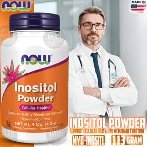 Now Foods Inositol Powder, myo-inositol Neurotransmitter Signaling , Cellular Health 113 g