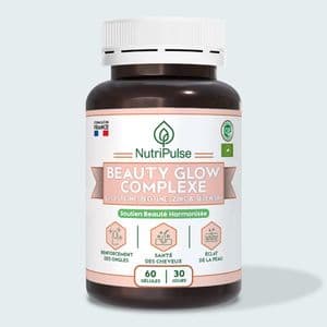NutriPulse Beauty Glow Complexe – L-Cystéine, Biotine, Zinc & Sélénium – Cheveux, Ongles & Peau – 60 Gélules