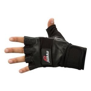 Pakka Gants Musculation et cyclisme pour hommes et femmes en Cuir et Daim - Noir