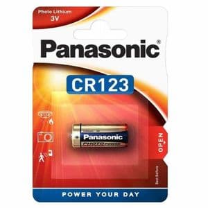 Panasonic 2 Piles 3V CR123 au Lithium 3 volts Pour Appareil Photo