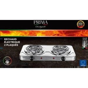 Prima Réchaud éléctrique 2 plaques - CH-020BS.