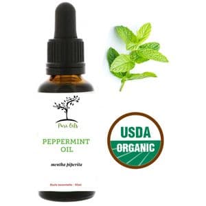 Pura Huile essentielle de menthe poivrée bio USDA 30ml - Made in USA