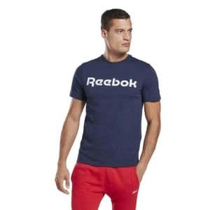 Reebok Gs Linear Read Homme T-shirts Bleu marine