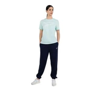 Reebok Identity Big Logo Femme T-shirts Bleu Clair