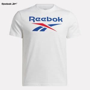 Reebok T-shirt IDENTITY BIG STACKED LOGO Hommes - Blanc