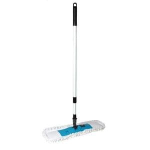 Rozenbal Balai plat avec lingette de nettoyage en microfibre bouclée et coton