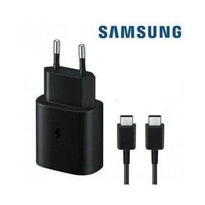 Samsung Chargeur 25W Ultra rapide secteur officiel USB C avec câble USB c