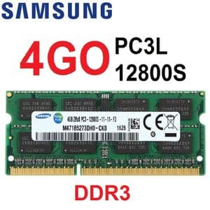 Samsung RAM Pc Portable 4 Go DDR3 PC3L-12800S Pour PC Portable