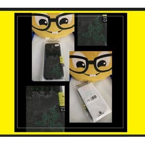 Samsung Cover J7 pro signée razer + Protection en verre trompé