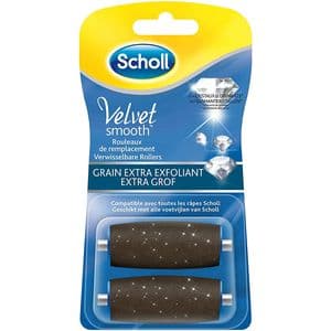 Scholl 2 Rouleaux de Remplacement pour Râpe Electrique Pieds Anti-callosités Exfoliant