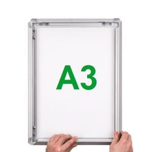 Standard Cadre Aluminium Clic Clac Argent Format A3
