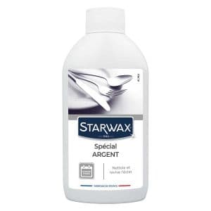 Starwax Nettoyant Spécial Argent, Nettoie et ravive l'éclat 250ML