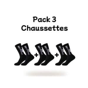 TAPEDESIGN Classic Chaussettes de Sport Noir Pack 3 pairs