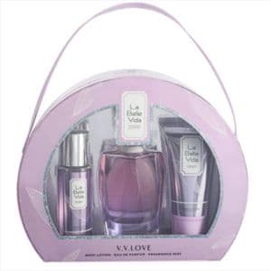 V.V.LOVE Coffret Cadeau La Belle Vida (Eau de parfum 100ml + Brume corporelle 85ml + Lotion corporelle 75ml)