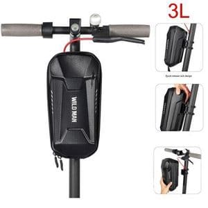 WILD MAN Sacoche Trottinette Electrique Velo Scooter Coque Rigide, impermeable (3L)