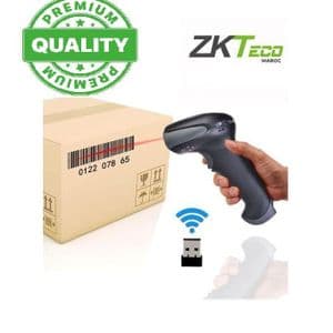 ZK Teco Lecteur code barres sans fil et avec fil ZKB103 (Douchette)