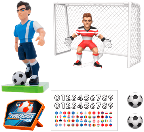 1.powershots Strike Football Sam 2. Powershots Hoops Basketball Taylor