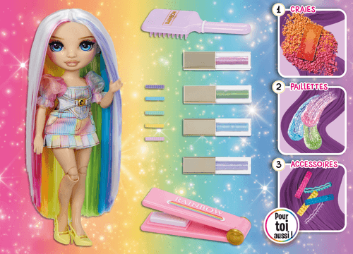 Studio de coiffure - RAINBOW HIGH