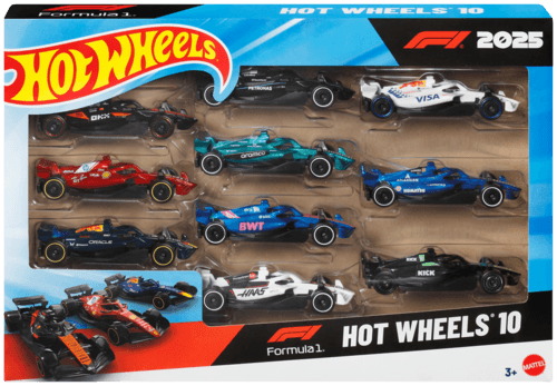 Pack de 10 Véhicules F1 - Hot Wheels
