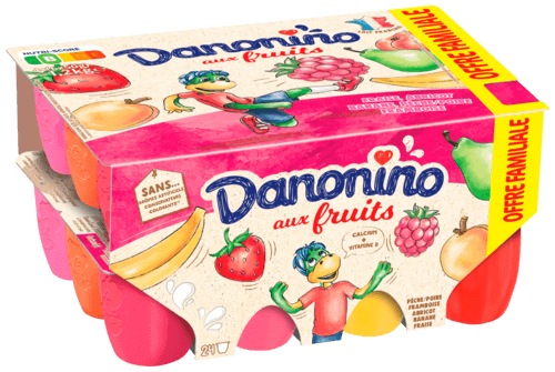 Danonino aux fruits Offre familiale