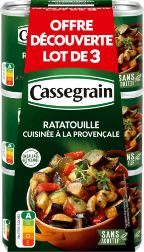 Légumes Cuisinés à la Provençale - Cassegrain