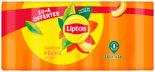 Boisson au Thé Glacé Saveur Pêche - Lipton