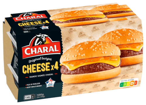Original burger cheese X4 - CHARAL