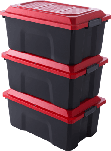 Lot de 3 Malles de Rangement "Locker" - Sundis