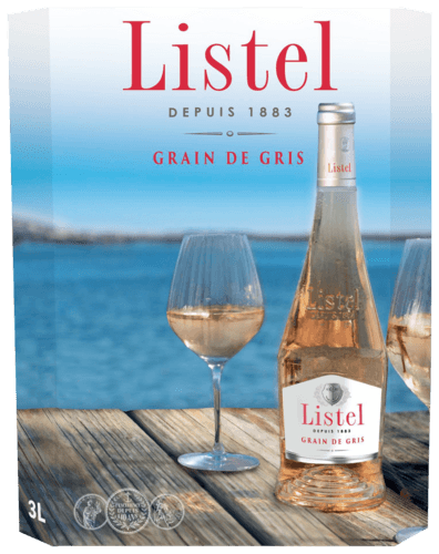 Igp Terres du Midi Grain de Gris Vin Rosé Bib - Listel