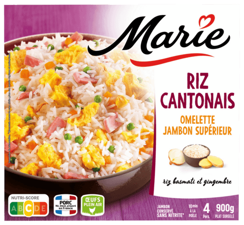 Riz cantonais surgelé - MARIE