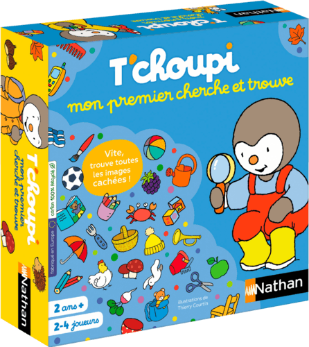 1. T'choupi Mon Coffret 7 Jeux 2. T'choupi Mon Premier Cherche et Trouve - Nathan