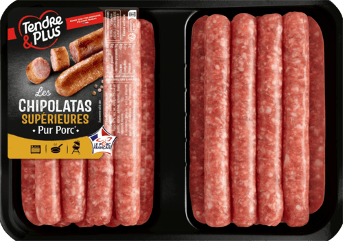 18 Chipolatas pur porc - TENDRE & PLUS