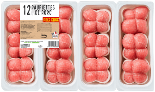 12 paupiettes de porc