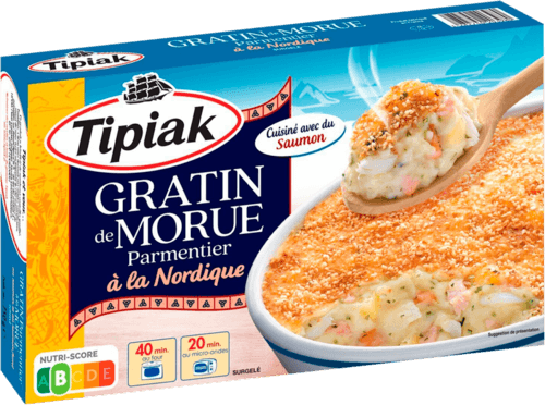 Gratin de Morue Parmentier à la Nordique surgelé - TIPIAK