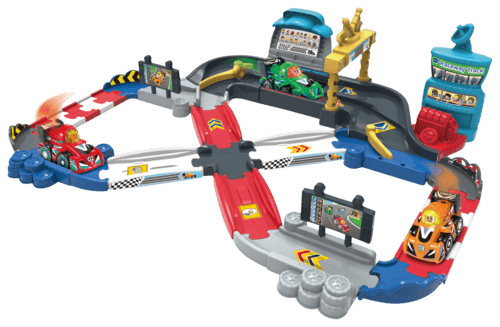 1. Maxi caserne de pompiers 2. Super circuit racing - VTECH