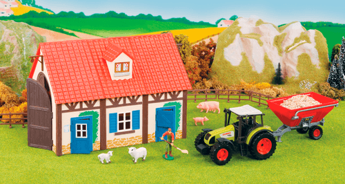 Tracteur "Claas" et Ferme