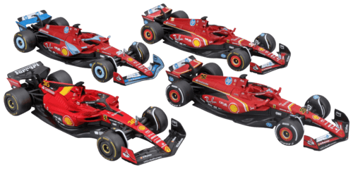Pack de 4 VéHICULEs F1 FERRARI