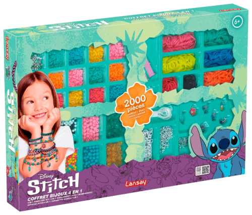 Coffret de Bijoux 4 en 1 Stitch