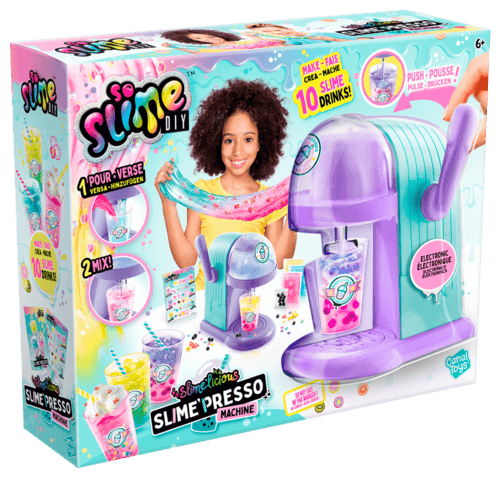 1. Slime'Presso machine 2. Yummy Twist & Slime - SO SLIME