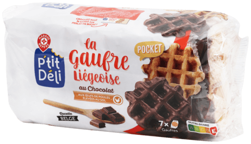 Sur les Produits Présents en Magasin de la Gamme Gaufres "P'tit Déli"