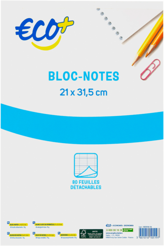Bloc Notes - Eco+