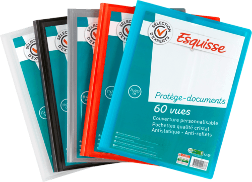 Protège-documents personnalisable 60 vues - ESQUISSE